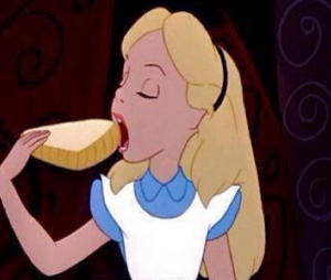 Alice Eating bread