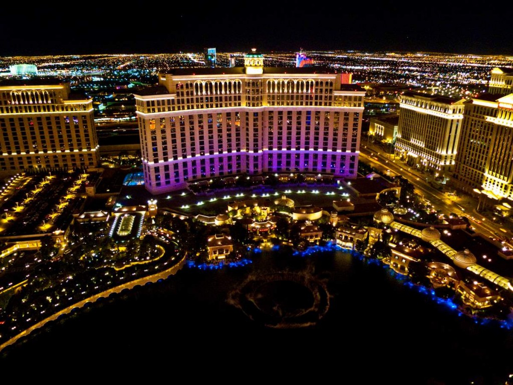 View of the Bellagio in Las Vegas