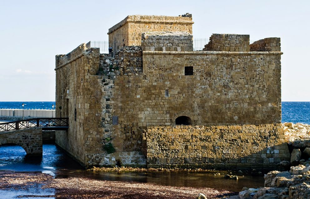 Paphos Castle today. Here is where the Aphrodite Festival is held each year.