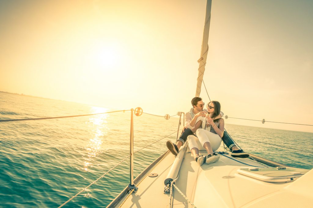 Sunset yacht ride
