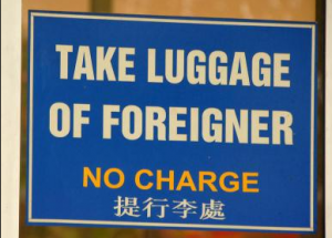 take luggage
